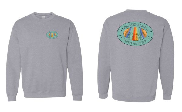 “For Kids By Kids” Crewneck Sweatshirt